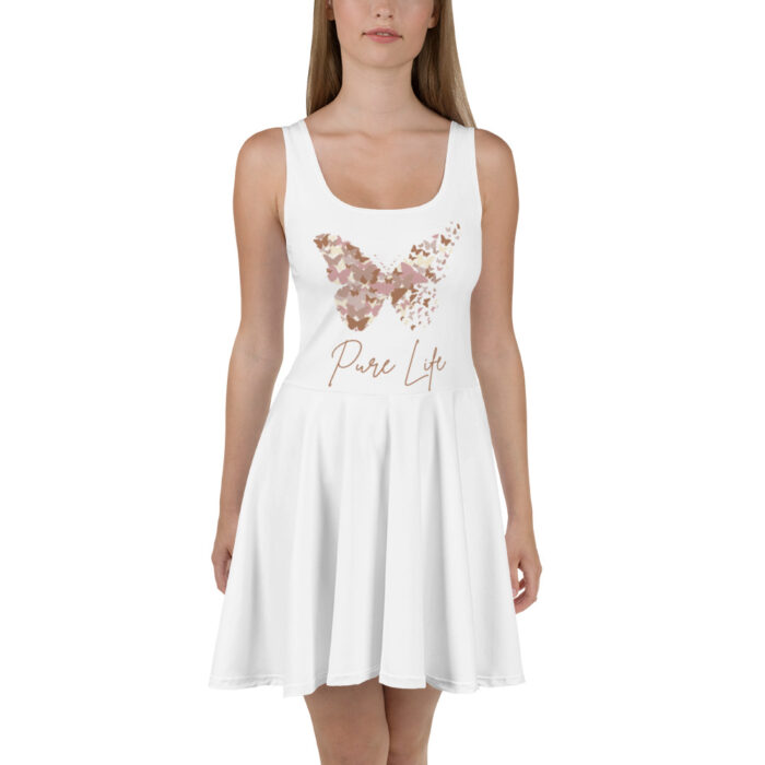 Robe Patineuse Blanc "Pure Life"