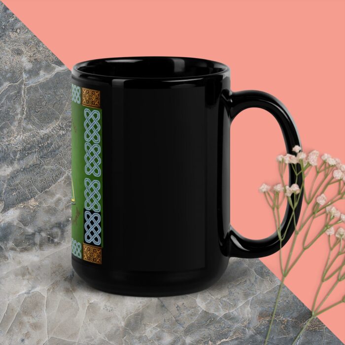 Mug brillant noir – Image 2