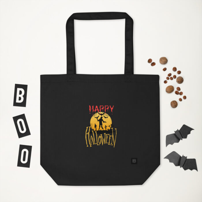 Tote Bag Bio "Happy Halloween" – Image 2