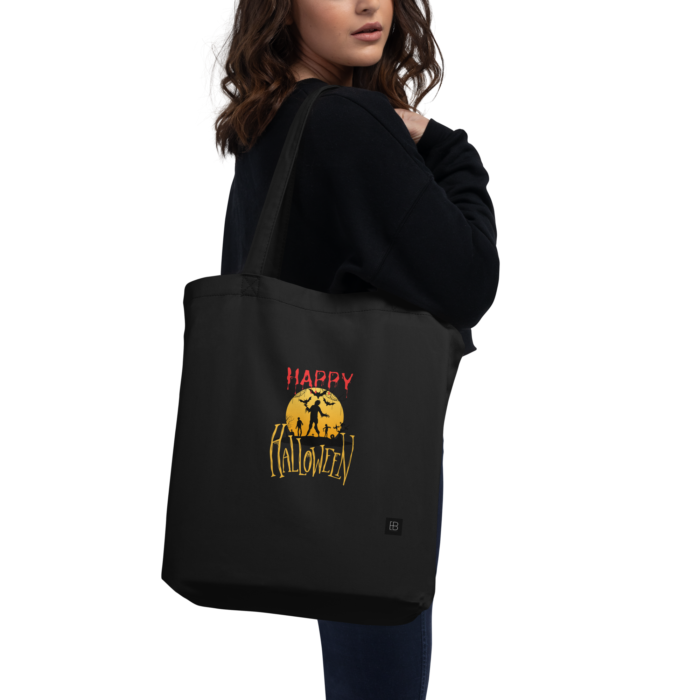 Tote Bag Bio "Happy Halloween" – Image 3