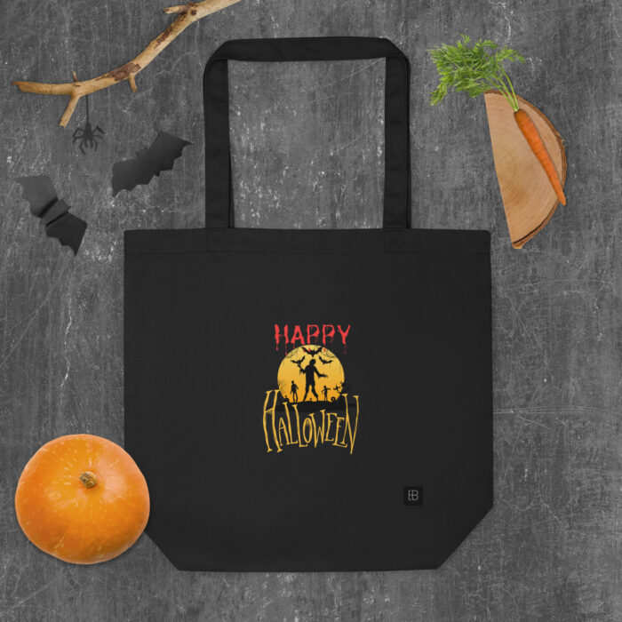 Tote Bag Bio "Happy Halloween"