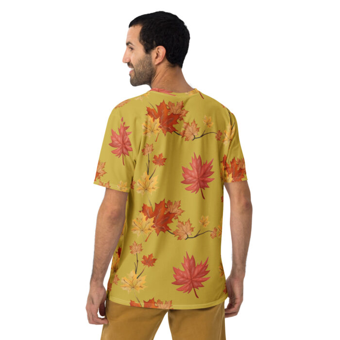 T-Shirt homme "Feuille d'automne Old Gold" – Image 2