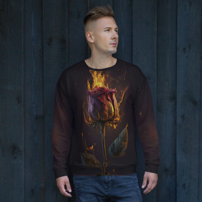 Sweat-Shirt Unisexe "Burnt Rose"