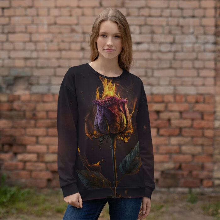 Sweat-Shirt Unisexe "Burnt Rose"