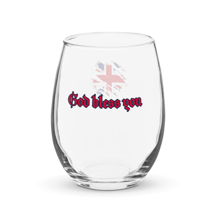 Verre à vin sans pied "God bless you" – Image 4