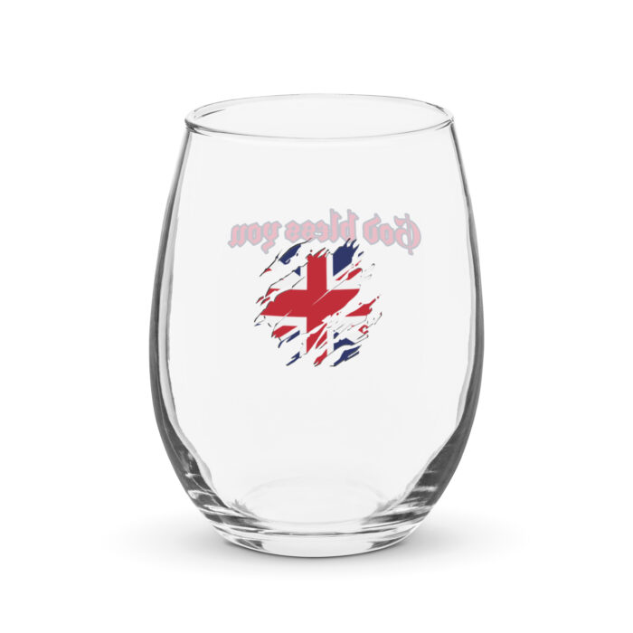 Verre à vin sans pied "God bless you" – Image 3