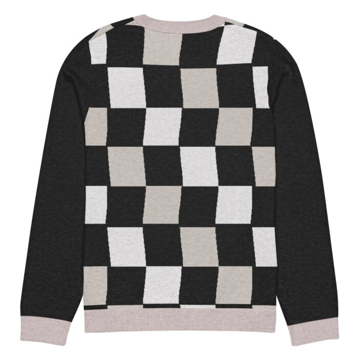 Pull tricoté ras-du-cou Damier – Image 18